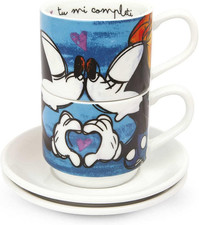 EGAN Set 2 Tazze Caffè Mickey