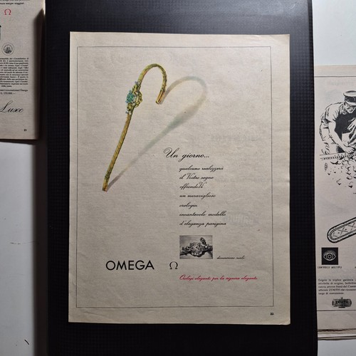 1953 omega original ad - original,