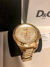 orologio uomo Dolce & Gabbana Gold Acciaio Oro Watch For Men Steel Gold D&G Time