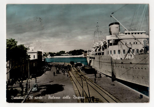 Cartolina brindisi il - brindisi,