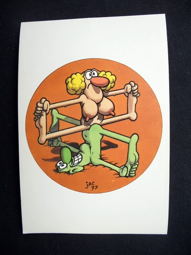 1977 jacovitti rara cartolina - jacovitti,