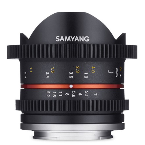 Obiettivo samyang 8mm - samyang, t3.1