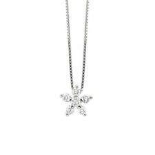 collana oro bianco 18 kt 750
