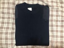 Maglione Turchino M.M A Maniche Lunghe Con Toppe Taglia L-50 ,nuova Mai Indossat