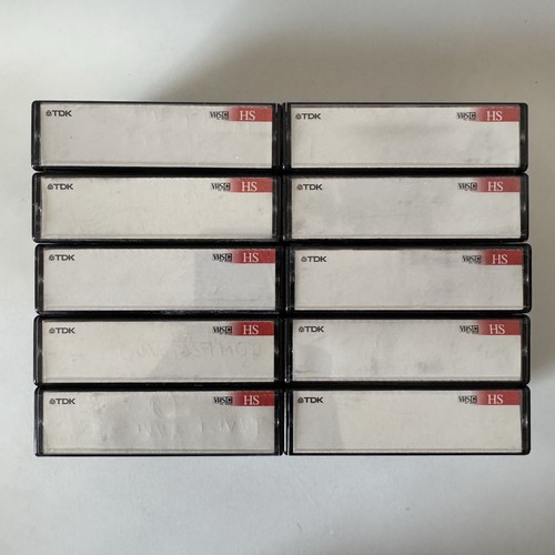 Nastri cassetta vhs c tdk - 10,