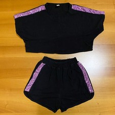 M@SS Twin Set T-shirt Crop Top