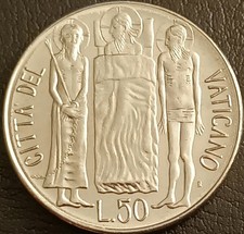 VATICANO MONETA 50 LIRE 1981