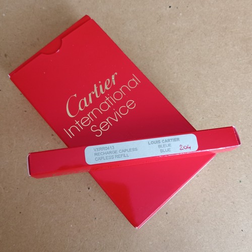 Cartier refill 204 blue - -,