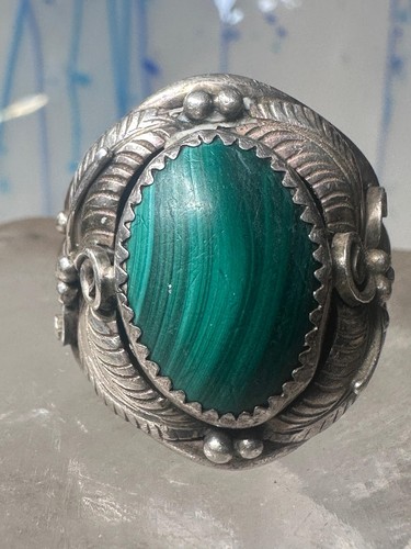Anello malachite navajo misura - anello,