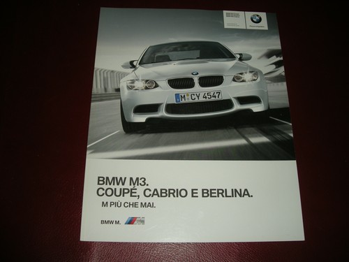 Bmw brochure serie m3 - -,