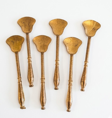 Cucchiai vintage ottone - cucchiai,