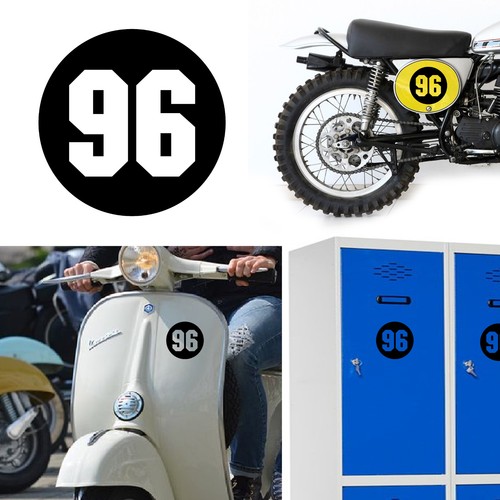 Numero via adesivo in - numero, 96