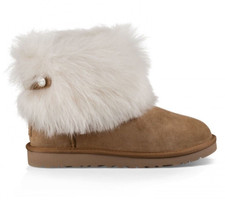 Stivali UGG donna Valentina pelliccia di agnello toscano cristalli swarovski stivali EU 36