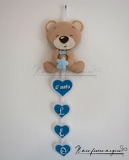 Fiocco nascita coccarda fatto