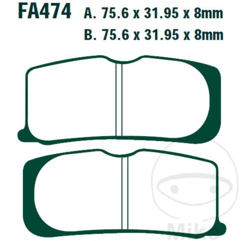 Ebc freni fa474v per can - ebc,