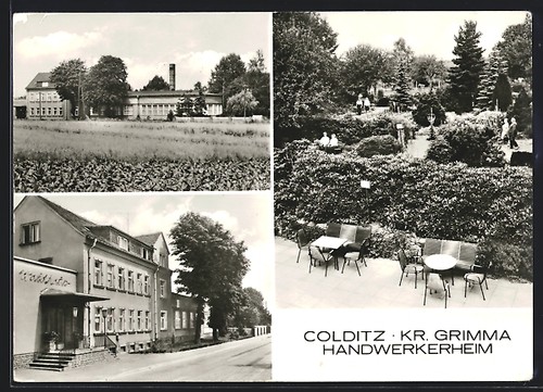 Cartolina colditz casa - cartolina, colditz,