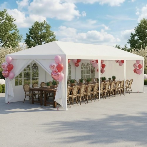 Gazebo 3x9m impermeabile tenda - gazebo,