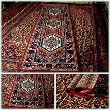 200x100 TAPPETO PASSATOIA STILE ORIENTALE PERSIANO COLORE ROSSO ANTICO