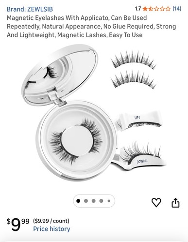 Magnetic eyelashes with - eyelashes,