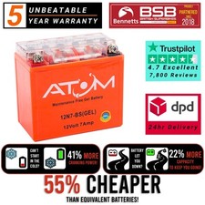 Batteria Moto 12N7-BS Atom Gel