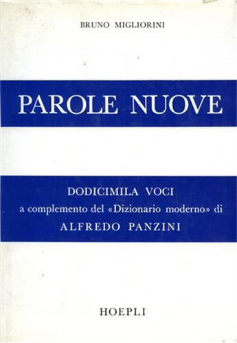 Migliorini bruno parole - migliorini,bruno.,