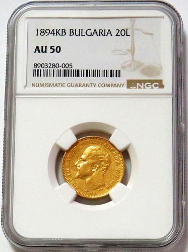 Moneta oro 1894 - bulgaria, 20