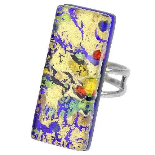 Anello rettangolare regolabile - rettangolare,