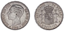5 Silver/Pesetas/5 Pesetas