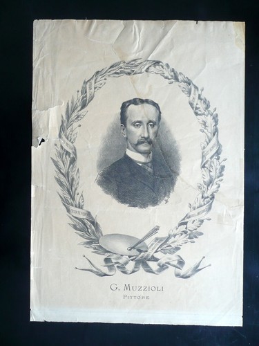 Muzzioli pittore litografia - pittore,