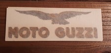 Moto Guzzi sticker with gold