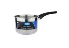 Casseruola Pentolino ad induzione in acciaio inox 1 manico linea natura 16 cm