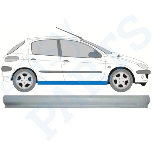Peugeot 206 1998 - tôle, de