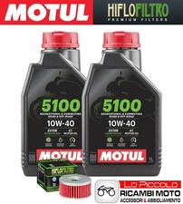 Kit Tagliando 2 OLIO [MOTUL] 5100 10w40 + FILTRO Mash TWO FIFTY 250 2014 2015