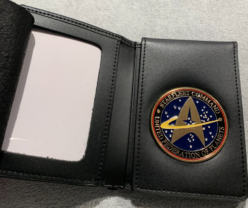Leather cosplay card - leather, wallet