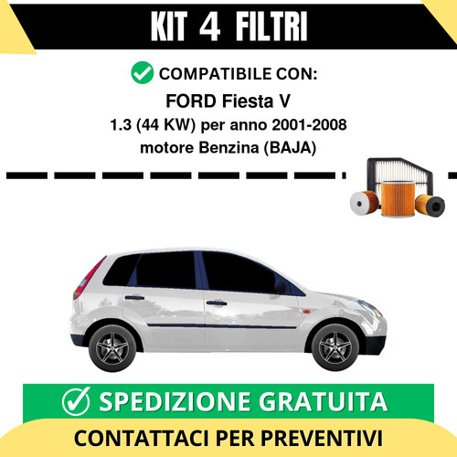 Kit filtri tagliando - kit, per