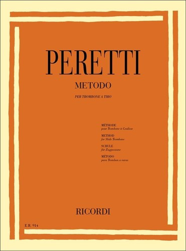 Peretti metodo per trombone - peretti,