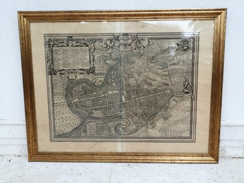 Antica carta geografica ascoli - geografica,