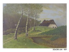 Quadro olio paesaggio della - ad,