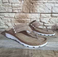 Ciabatte donna camel riposella - ciabatte,