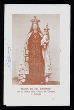 santino-holy card MADONNA DEL