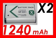★★★ 2X 1240mAh BATTERIE