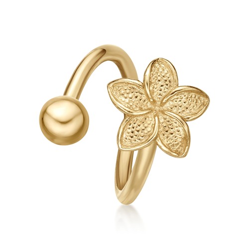 Anello pancia torsione - , fiore
