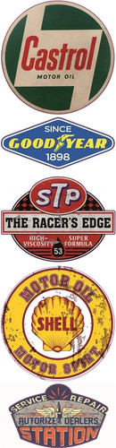 Adesivi olio vintage stp - vintage,