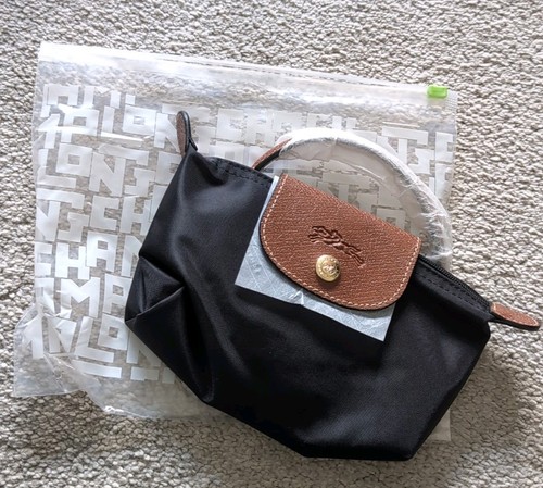 Borsa mini zip tela - , nuova