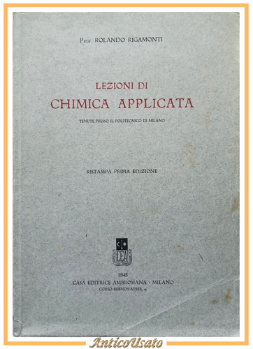 Lezioni chimica applicata - lezioni,