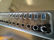 Hub USB ORICO, Hub USB 3.0 in alluminio con 13 porte USB 3.0, (t9K)