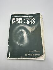 Yamaha PSR-740 PSR-640 Instruction Manual