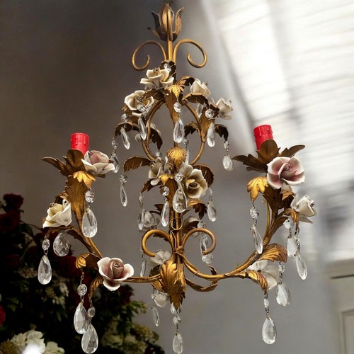 Lampadario vintage ferro - vintage,