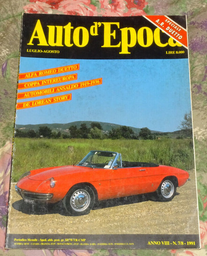 Auto epoca luglio - d'epoca, luglio/agosto