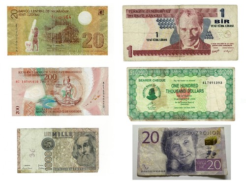 Lotto banconote cull - di, 6